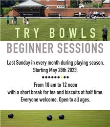 Try Bowls Beginners Sessions